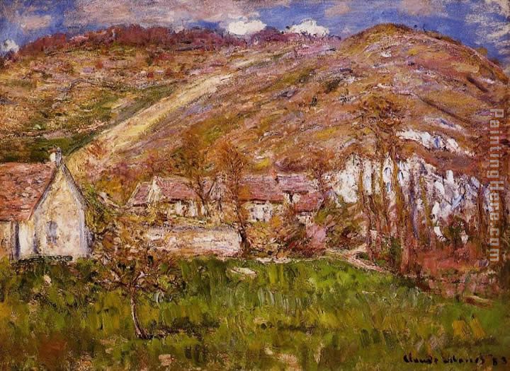 The Hamlet of Falaise near Giverny painting - Claude Monet The Hamlet of Falaise near Giverny art painting